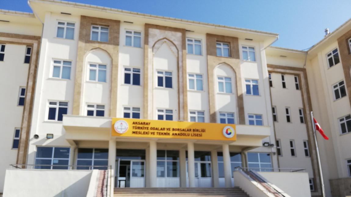Aksaray Türkiye Odalar ve Borsalar Birliği Mesleki ve Teknik Anadolu Lisesi Fotoğrafı